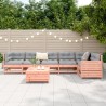 Salon de jardin 7 pcs bois massif sapin de douglas 510365510365