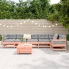 Salon de jardin 7 pcs bois massif sapin de douglas 510368510368