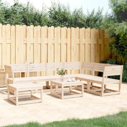 Salon de jardin 7 pcs Bois de pin massif 510432510432
