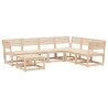 Salon de jardin 7 pcs Bois de pin massif 510432510432