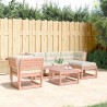 Salon de jardin 5 pcs avec coussins bois massif douglas 510433510433