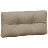 Coussins de palette lot de 7 taupe tissu 510437510437