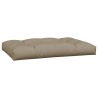 Coussins de palette lot de 7 taupe tissu 510437510437