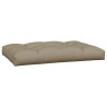 Coussins de palette lot de 5 taupe tissu 510444510444