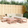 Salon de jardin 5 pcs avec coussins bois massif douglas 510454510454