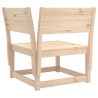 Salon de jardin 5 pcs bois de pin massif 510457510457