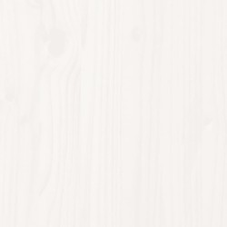 Salon de jardin 5 pcs blanc bois massif de pin 510459510459