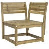 Salon de jardin 3 pcs bois de pin imprégné 510462510462