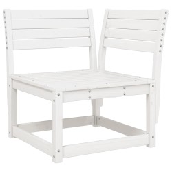 Salon de jardin 5 pcs blanc bois massif de pin 510463510463