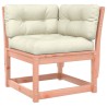 Salon de jardin 4 pcs avec coussins bois massif douglas 510467510467