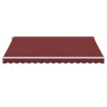 Auvent manuel rétractable bordeaux 400x350 cm 510478510478