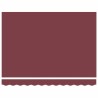 Auvent manuel rétractable avec LED bordeaux 300x250 cm 510486510486