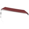 Auvent rétractable automatique bordeaux 400x350 cm 510488510488
