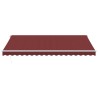 Auvent manuel rétractable bordeaux 450x350 cm 510489510489