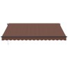 Auvent rétractable automatique marron 400x350 cm 510491510491