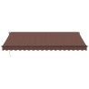 Auvent manuel rétractable marron 450x350 cm 510492510492