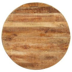 Table à dîner ronde 100x100x75 cm Bois de manguier brut 510496510496