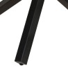 Table à dîner ronde 100x100x75 cm Bois de manguier brut 510496510496