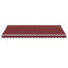 Auvent manuel rétractable bordeaux 500x350 cm 510498510498