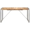 Table à manger 160x80x75 cm Bois de manguier massif brut 510506510506