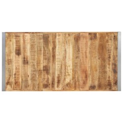 Table à manger 160x80x75 cm Bois de manguier massif brut 510506510506