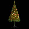 Arbre de Noël artificiel pré-éclairé avec boules vert 180 cm 510515510515