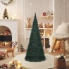 Sapin de Noël artificiel pré-éclairé avec guirlandes vert 150cm 510519510519