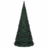 Sapin de Noël artificiel pré-éclairé avec guirlandes vert 210cm 510520510520