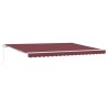 Auvent manuel rétractable bordeaux 450x300 cm 510524510524