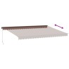 Auvent manuel rétractable marron 500x350 cm 510528510528