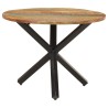 Table à dîner ronde 100x100x75 cm Bois de récupération massif 510539510539