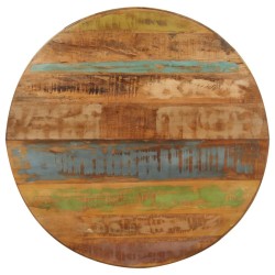 Table à dîner ronde 100x100x75 cm Bois de récupération massif 510539510539