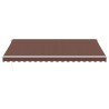 Auvent manuel rétractable marron 450x350 cm 510542510542