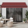 Auvent rétractable automatique bordeaux 350x250 cm 510568510568