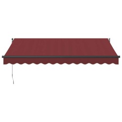 Auvent rétractable automatique bordeaux 350x250 cm 510568510568