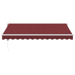 Auvent rétractable automatique bordeaux 350x250 cm 510578510578