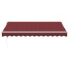 Auvent rétractable automatique bordeaux 350x250 cm 510578510578