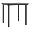 Ensemble à manger de jardin avec coussins 3 pcs Noir 510598510598