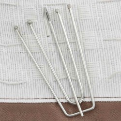 Rideaux occultants aspect lin et crochets 2 pcs Taupe 140x245cm 510607510607