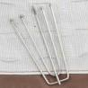 Rideaux occultants aspect lin et crochets 2 pcs Taupe 140x245cm 510607510607