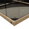 Ensemble à manger de jardin et coussins 7 pcs beige poly rotin 510631510631