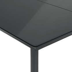 Ensemble à manger de jardin 3 pcs et coussins marron poly rotin 510635510635
