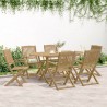 Ensemble à manger de jardin 7 pcs Bois d'acacia solide 510647510647