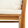 Salon de jardin avec coussins 5 pcs Bois d'acacia solide 510649510649