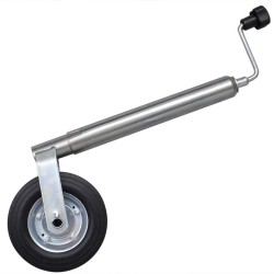 Roue jockey 48 mm avec 2 tubes de support et 3 pinces divisées 510686510686