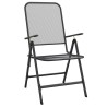 Ensemble à manger de jardin 7 pcs anthracite métal maille 510688510688