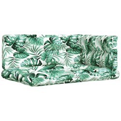 Coussins de palette lot de 3 motif de feuilles tissu 510689510689