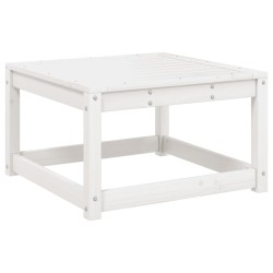Salon de jardin 6 pcs blanc bois de pin massif 510729510729