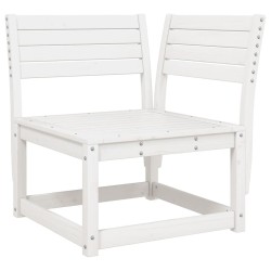 Salon de jardin 6 pcs blanc bois de pin massif 510729510729