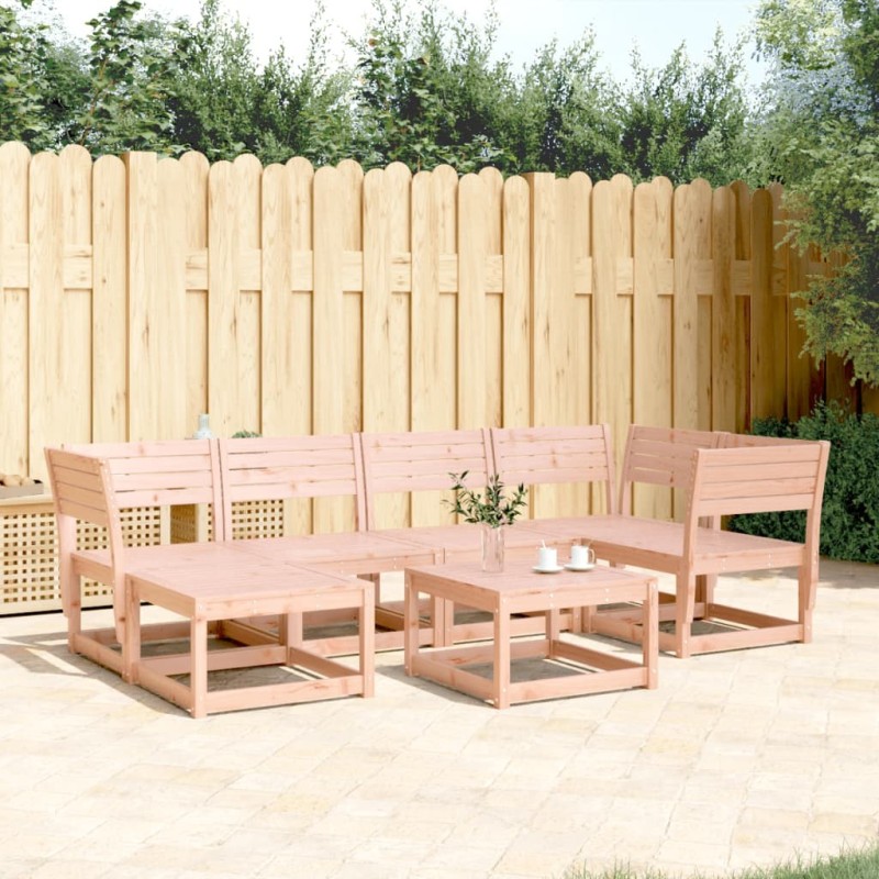 Salon de jardin 6 pcs bois massif douglas 510738510738
